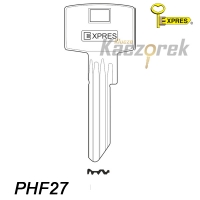 Expres 120 - klucz surowy mosiężny - PHF27